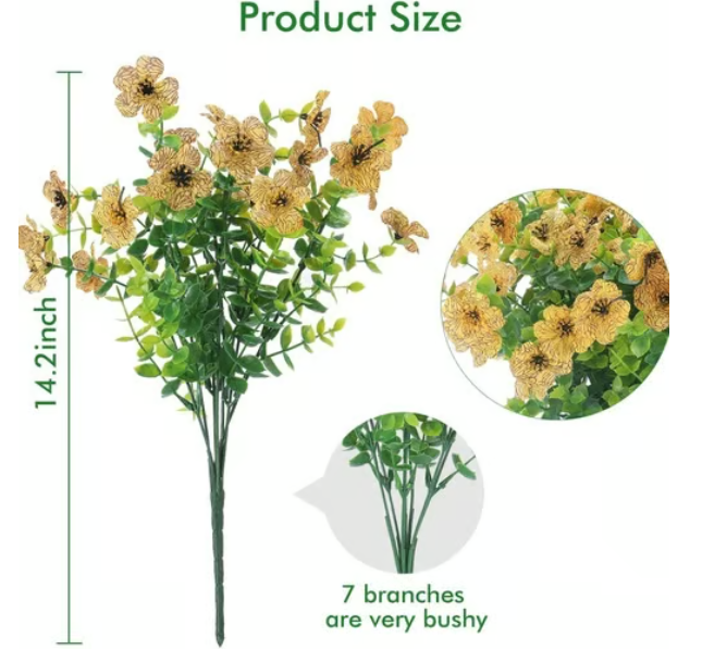 🏆 50K+ SOLD! 💐Lifelike UV-Resistant Sunset Mums – Waterproof, Windproof & Perfect for Fall Decor 🍂