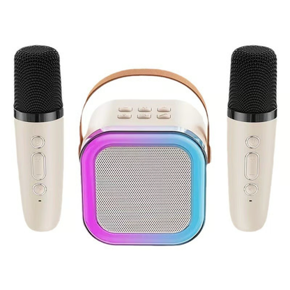 MINIKARAOKE MACHINE WITH WIRELESS MICRORHONES
