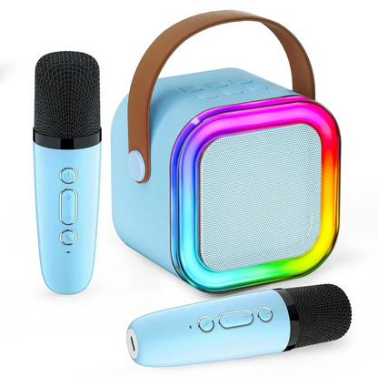 MINIKARAOKE MACHINE WITH WIRELESS MICRORHONES