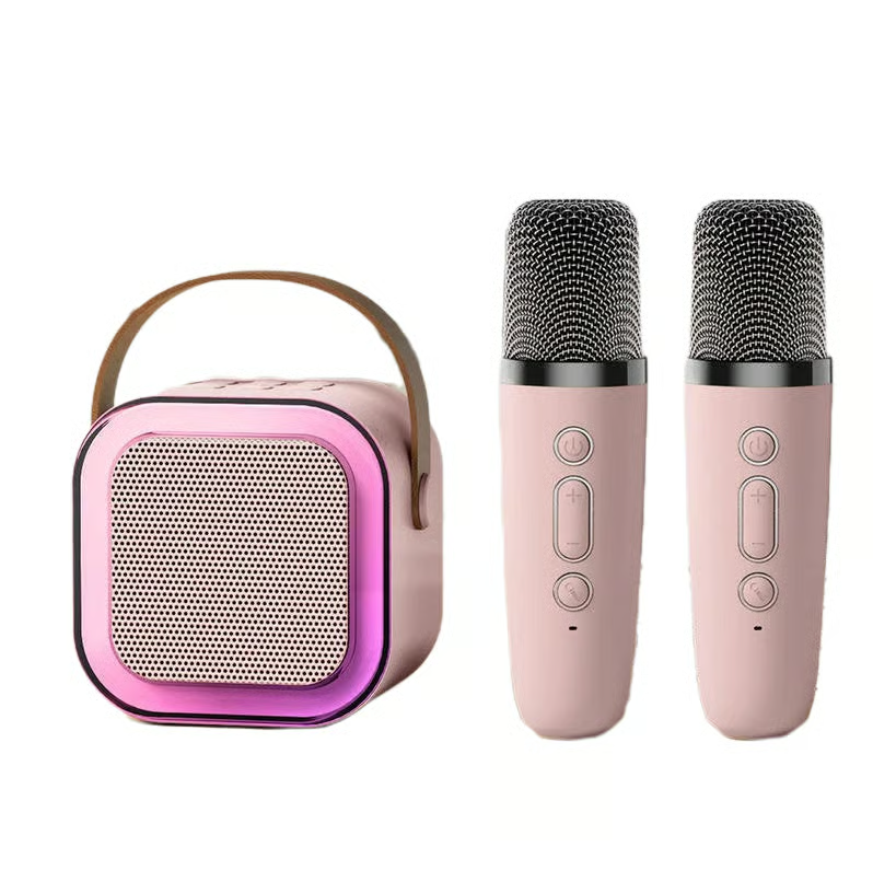 MINIKARAOKE MACHINE WITH WIRELESS MICRORHONES